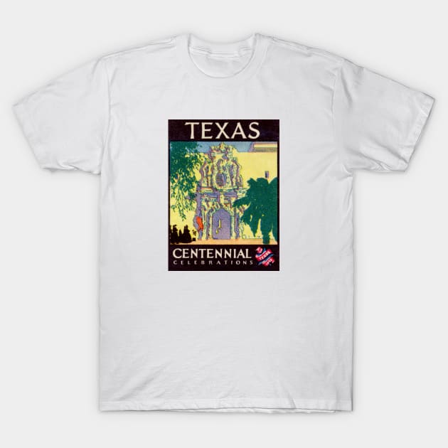 1936 Texas Centennial in San Antonio T-Shirt by historicimage